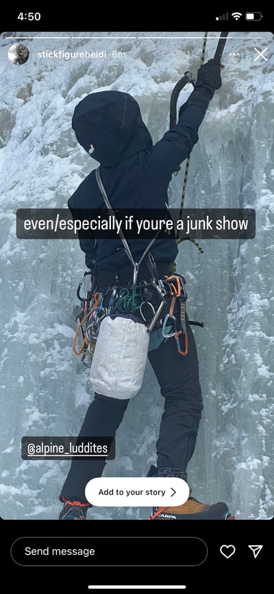 Ice Screw Bag - Alpine Luddites
