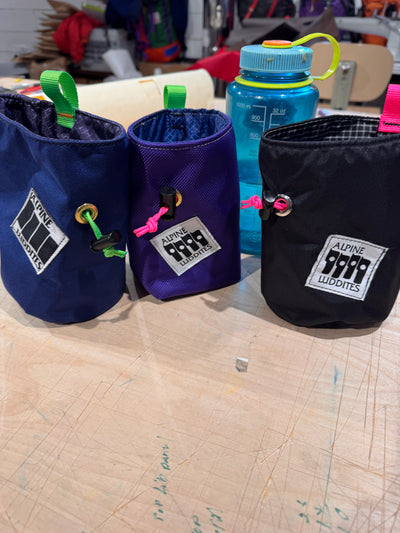 Chalk bag pre production samples