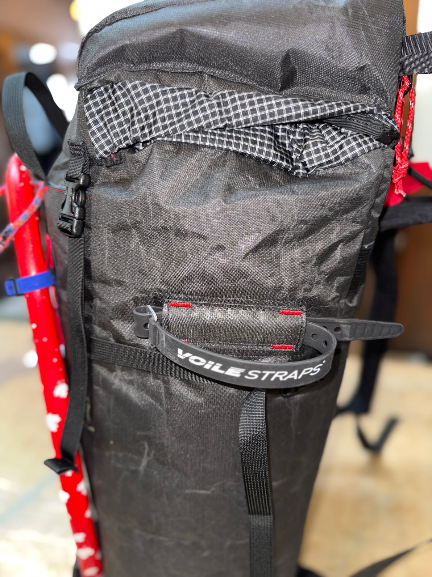 ski carry slots with voile straps