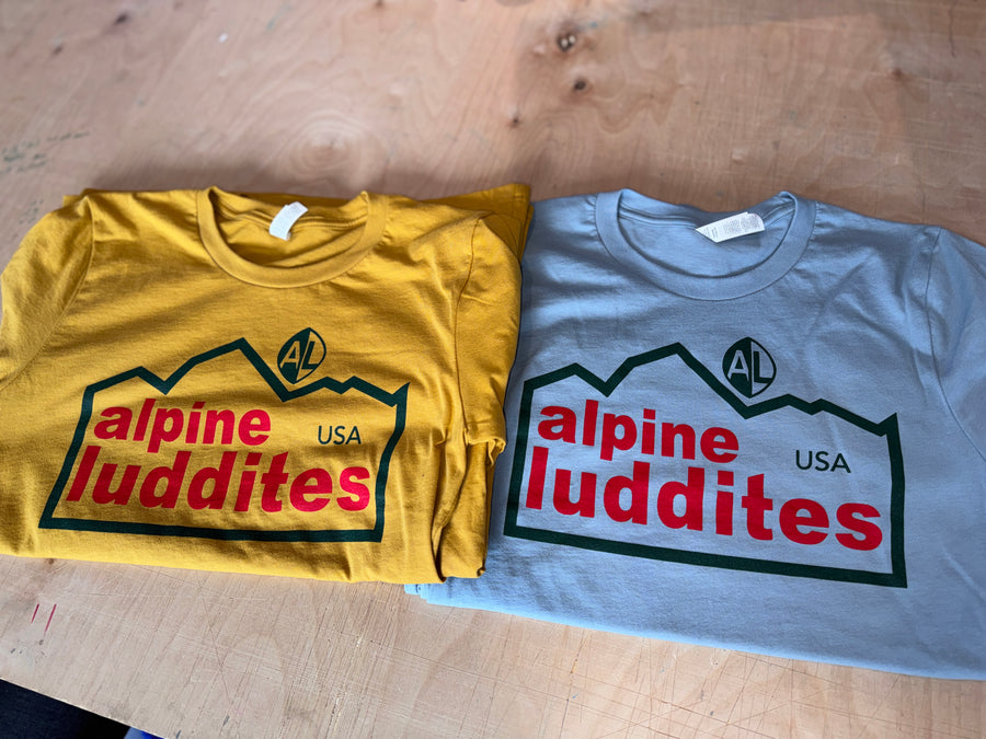 alpine luddites T-shirts