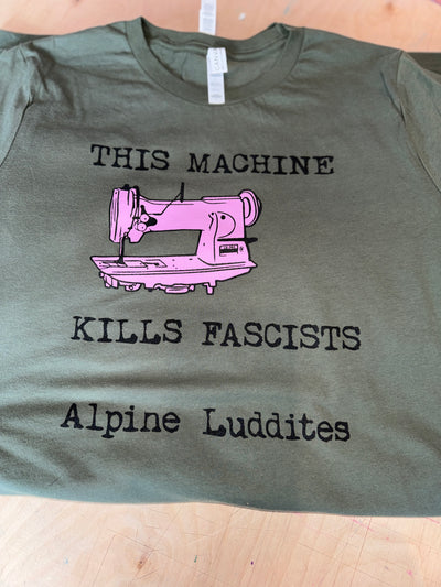 alpine luddites T-shirts
