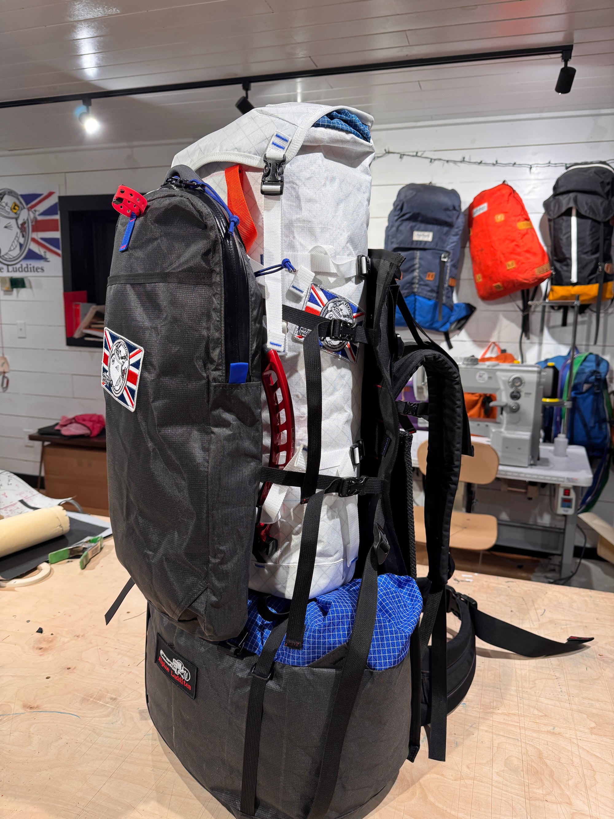 backpack with travel patches Full Custom Backpacks