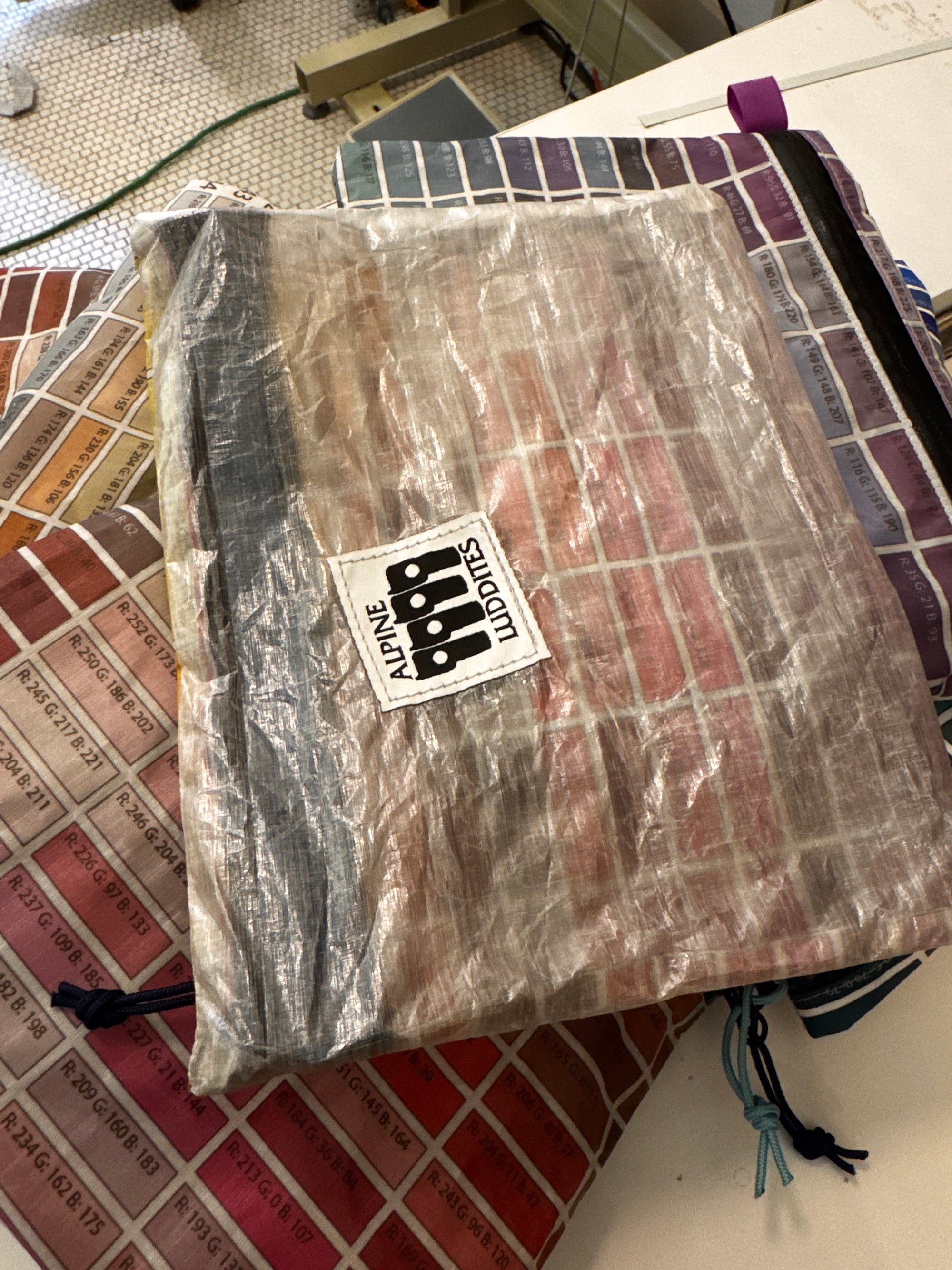 Pantone zip bags - Alpine Luddites