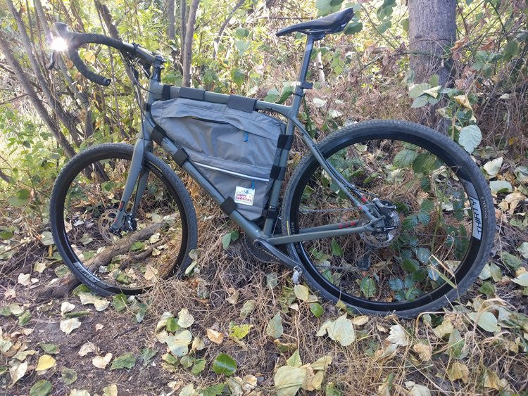 frame bag gravel bike Custom Frame Bag- Two Compartment